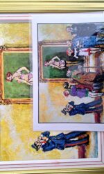 " L'opera D'arte " olio su tavola - immagine 6