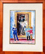 Visita al Museo olio su tavola - immagine 6