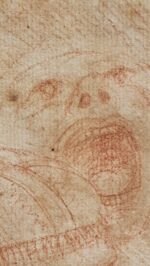 PERSONAGGIO GROTTESCO SANGUINA SU CARTA - immagine 4