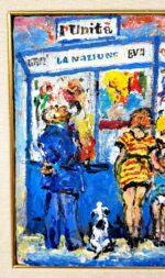 "ULTIME NOTIZIE" OLIO SU TAVOLA ARCHIVIO 01783 - immagine 3