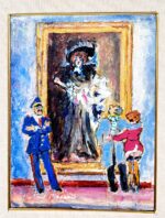 Visita al Museo olio su tavola - immagine 3