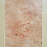 PERSONAGGIO GROTTESCO SANGUINA SU CARTA