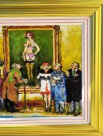 " L'opera D'arte " olio su tavola - immagine 9