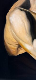 Contaminazione di Sant'Ambrogio olio su tela di Antonio Sciacca - immagine 5