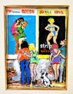 "Pubblicità" olio su tavola archivio 02104 - immagine 2