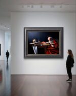 Caravaggio In Fumo Opera Metropolista olio su tela di Antonio Sciacca - immagine 2