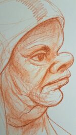 Sanguigna su cartoncino - immagine 6