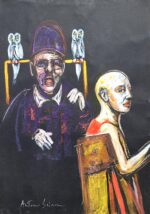 Madonna Lignea omaggio a Francis Bacon