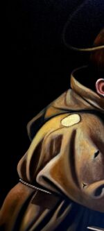 Sacro e Profano Metropolista olio su tela di Antonio Sciacca - immagine 3