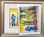 "Pittore e Modella olio su tavola - immagine 3