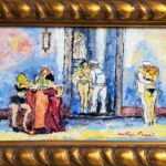 "CASA CHIUSA" OLIO SU TAVOLA 02310