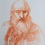 Sanguigna su cartoncino