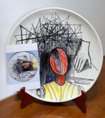 Piatto in Ceramica di Deruta Manichino di De Chirico 36 cm - immagine 7