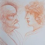 Sanguigna su cartoncino