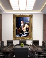 San Paolo Eremita contaminato olio su tela Antonio Sciacca - immagine 5