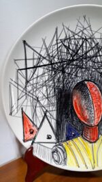 Piatto in Ceramica di Deruta Manichino di De Chirico 36 cm - immagine 4