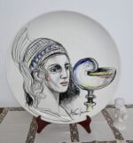 Piatto tondo 45 cm opera unica
