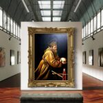 Sacro e Profano Metropolista olio su tela di Antonio Sciacca