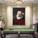 Rabbino contaminato olio su tela di Antonio Sciacca