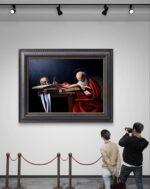 Caravaggio In Fumo Opera Metropolista olio su tela di Antonio Sciacca - immagine 25