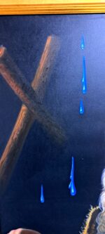 San Paolo Eremita contaminato olio su tela Antonio Sciacca - immagine 12