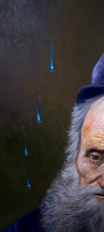 Vecchio di Lievens contaminato olio su tela di Antonio Sciacca - immagine 10