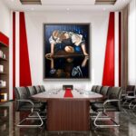 Narciso Contaminato olio su tela di Antonio Sciacca