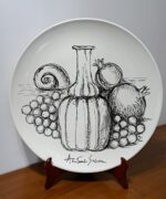 Piatto in Ceramica di Deruta Natura Morta 46 cm - immagine 6