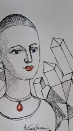 Piatto in Ceramica di Deruta Madonna Lignea quadrato 46 cm - immagine 2