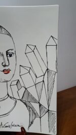 Piatto in Ceramica di Deruta Madonna Lignea quadrato 46 cm - immagine 8