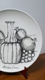 Piatto in Ceramica di Deruta Natura Morta 46 cm - immagine 5