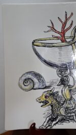 Piatto in Ceramica di Deruta Il Corallo quadrato 46 cm - immagine 2