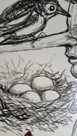 Piatto in Ceramica di Deruta Pinocchio quadrato 46 cm - immagine 4