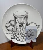 Piatto in Ceramica di Deruta Clessidra 46 cm - immagine 2