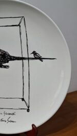 Piatto in Ceramica di Deruta Omaggio a Giacometti 46 cm - immagine 4