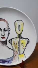 Piatto in Ceramica di Deruta Madonna Lignea 42 cm - immagine 6