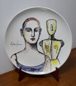 Piatto in Ceramica di Deruta Madonna Lignea 42 cm - immagine 4