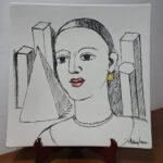 Piatti in Ceramica di Deruta Unici Quadrati 46 cm