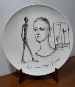 Piatto in Ceramica di Deruta Omaggio a Giacometti 46 cm - immagine 5