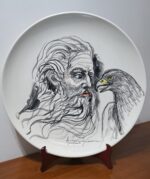 Piatto in Ceramica di Deruta Figura 52 cm - immagine 5