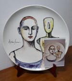 Piatto in Ceramica di Deruta Madonna Lignea 42 cm - immagine 2