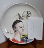 Piatto in Ceramica di Deruta L'occhio di Horus 36 cm - immagine 5