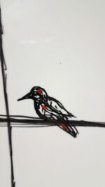 Piatto in Ceramica di Deruta Omaggio a Giacometti 46 cm - immagine 8