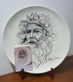 Piatto in Ceramica di Deruta Zeus 52 cm - immagine 7