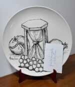 Piatto in Ceramica di Deruta Clessidra 46 cm - immagine 6