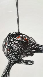 Piatto in Ceramica di Deruta Omaggio a Giacometti 46 cm - immagine 9