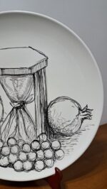 Piatto in Ceramica di Deruta Clessidra 46 cm - immagine 7