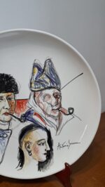 Piatto in Ceramica di Deruta Giacometti e Bacon 42 cm - immagine 11