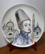 Piatto in Ceramica di Deruta Venezia 42 cm - immagine 9