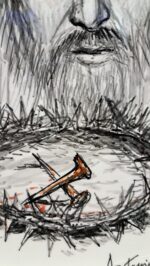 Piatto in Ceramica di Deruta Cristo 42 cm - immagine 11